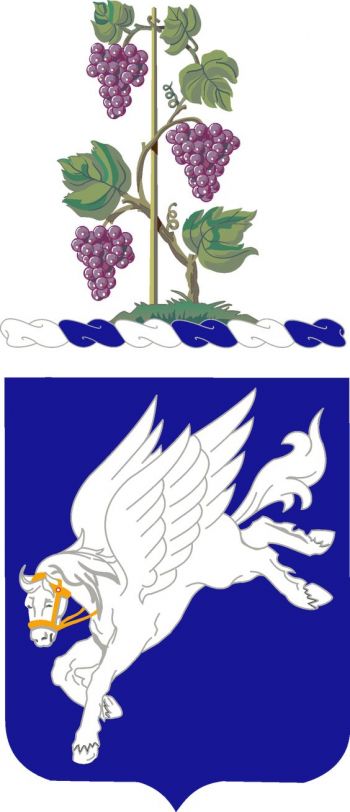 Coat of arms (crest) of the 169th Aviation Regiment, Connecticut Army National Guard