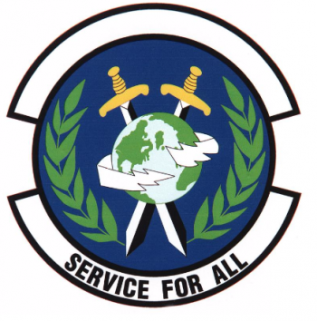 Coat of arms (crest) of the 355th Services Squadron, US Air Force