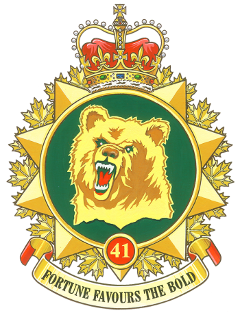 Coat of arms (crest) of the 41 Canadian Brigade Group, Canadian Army