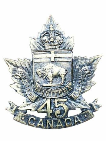 Coat of arms (crest) of the 45th (Manitoba) Battalion, CEF