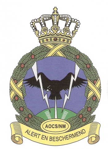 Coat of arms (crest) of the Air Operations Control Center Nieuw Milligen, Royal Netherlands Air Force