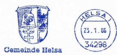 Wappen von Helsa