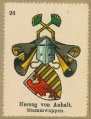 Wappen von Herzog von Anhalt