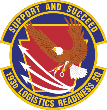 Coat of arms (crest) of the 193rd Logistics Readiness Squadron, Pennsylvania Air National Guard