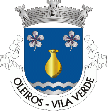 Brasão de Oleiros (Vila Verde)/Arms (crest) of Oleiros (Vila Verde)