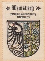 Wappen von Weinsberg/Arms of Weinsberg