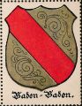 Wappen von Baden-Baden/ Arms of Baden-Baden