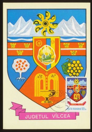 Coat of arms (crest) of Vâlcea (county)