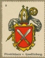 Wappen von Fürstäbtessin von Quedlinburg