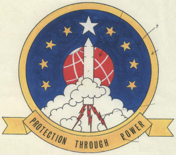 Coat of arms (crest) of the 374th Strategic Missile Squadron, US Air Force