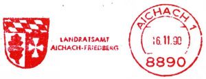 Wappen von Aichach-Friedberg/Coat of arms (crest) of Aichach-Friedberg