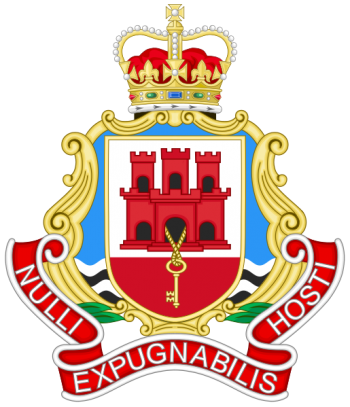 Coat of arms (crest) of the The Royal Gibraltar Regiment, British Army