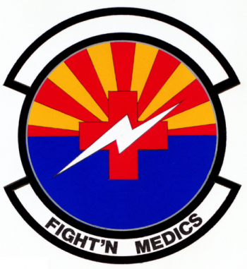 Coat of arms (crest) of the 355th Medical Operations Squadron, US Air Force