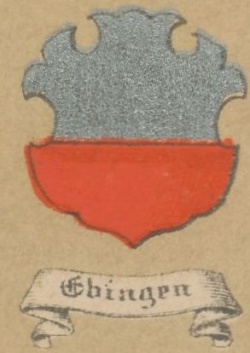 Wappen von Ebingen/Coat of arms (crest) of Ebingen