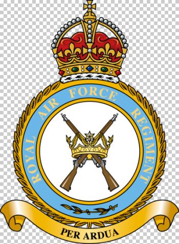 Coat of arms (crest) of Royal Air Force Regiment