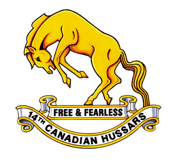 Coat of arms (crest) of the 14th Canadian Hussars, Canadian Army