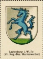 Arms of Lautenburg in Westpreussen