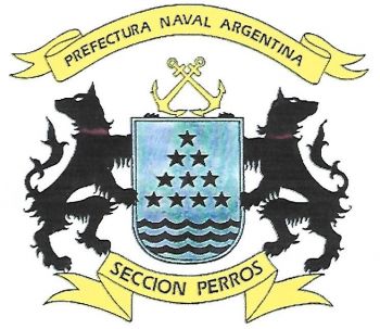 Blason de Dogs Section, Argentine Coast Guard/Arms (crest) of Dogs Section, Argentine Coast Guard