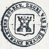Wapen van Hoeven/Arms (crest) of Hoeven