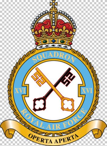 Coat of arms (crest) of No 16 Squadron, Royal Air Force