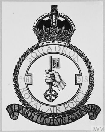Coat of arms (crest) of the No 518 Squadron, Royal Air Force