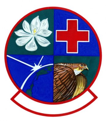 Coat of arms (crest) of the 183rd Aeromedical Evacuation Flight, Mississippi Air National Guard