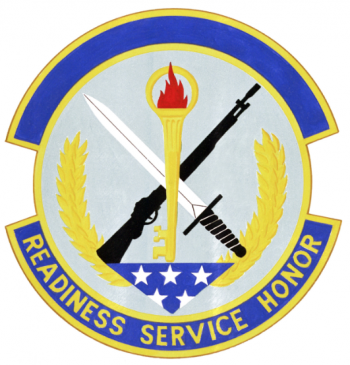 Coat of arms (crest) of 31st Services Squadron, US Air Force