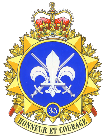 Coat of arms (crest) of the 35 Canadian Brigade Group, Canadian Army