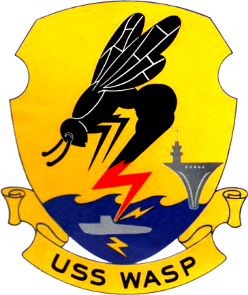 Coat of arms (crest) of the Aircraft Carrier USS Wasp (CVS-18)