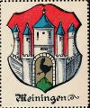 Wappen von Meiningen/ Arms of Meiningen