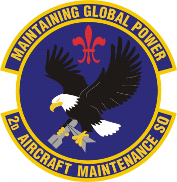 Coat of arms (crest) of the 2nd Aircraft Maintenance Squadron, US Air Force