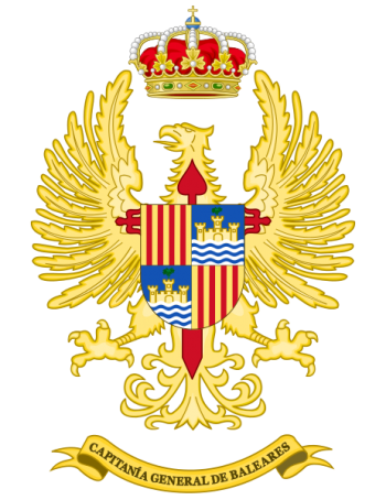 Coat of arms (crest) of General Captaincy of the Balearic Islands, Spanish Army