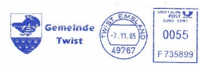 Wappen von Twist/Coat of arms (crest) of Twist