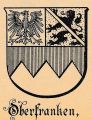 Wappen von Oberfranken/ Arms of Oberfranken