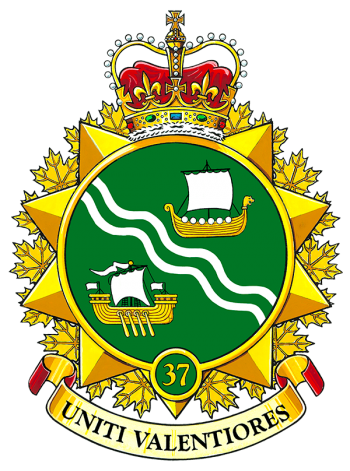 Coat of arms (crest) of the 37 Canadian Brigade Group, Canadian Army