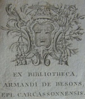 Arms of Armand Bazin de Bezons