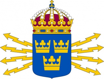 Coat of arms (crest) of the Command and Control Regiment, Swedish Army