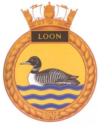 Coat of arms (crest) of the HMCS Loon, Royal Canadian Navy