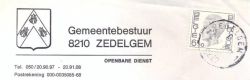 Wapen van Zedelgem/Arms (crest) of Zedelgem