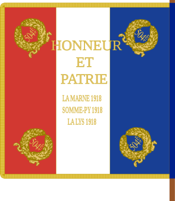 Coat of arms (crest) of 504th Tank Regiment, French Army