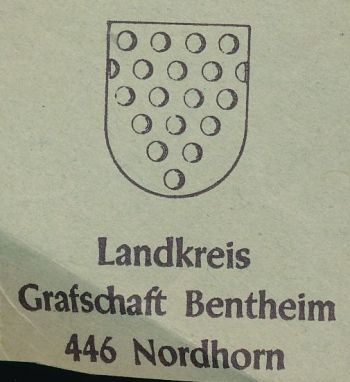 Wappen von Grafschaft Bentheim/Coat of arms (crest) of Grafschaft Bentheim