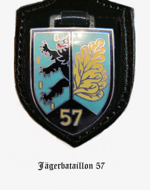 Coat of arms (crest) of the Jaeger Battalion 57, German Army