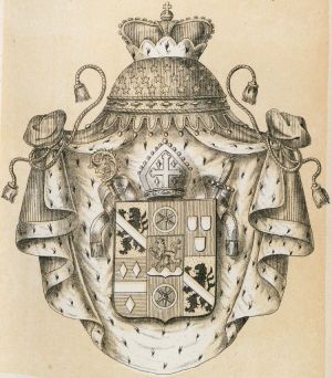 Arms (crest) of Lothar Franz von Schönborn