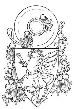 Arms (crest) of Pietro Peregrossi