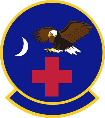 Coat of arms (crest) of the 315th Aeromedical Evacuation Squadron, US Air Force