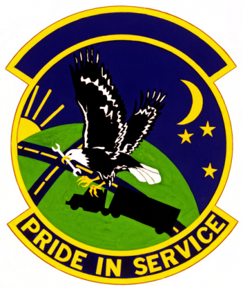 Coat of arms (crest) of the 323rd Transportation Squadron, US Air Force