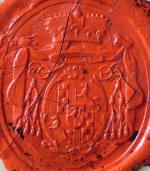 Seal of Franz Xaver von Breuner