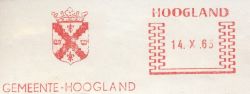 Wapen van Hoogland/Arms (crest) of Hoogland