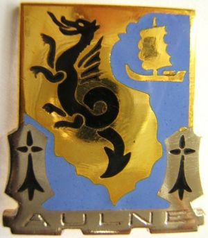 Arms of Transport Ship Aulne, French Navy