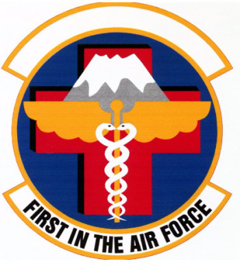 Coat of arms (crest) of the 374th Medical Operations Squadron, US Air Force